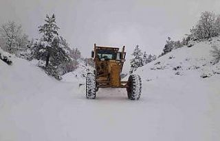 Alaşehir Belediyesi kar yağışı sonrası teyakkuza...