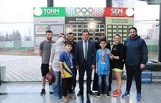 Ali İhsan Kabakcı’dan şampiyonlara ziyaret