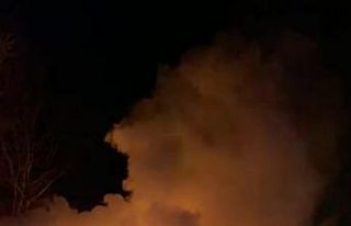 Amasya’da tır alev alev yandı