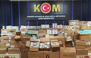 Ankara’da 925 bin 129 kaçak ilaç yakalandı