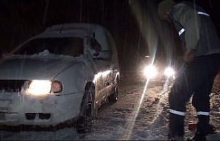 Antalya-Konya karayoluna kar engeli