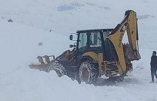 Aşkale’de aniden bastıran tipi geçit vermedi