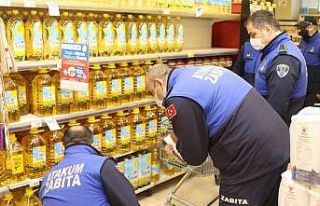 Atakum’da marketlerde stok denetimi