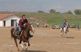 Atlar çarpışında ciritçi genç ağır yaralandı