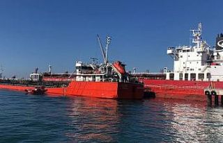 Ayçiçek yüklü ilk gemi Mersin’e ulaştı