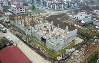 Azmimilli okulunda çalışmalar hız kesmiyor