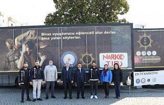 Bağımlılıkla Mücadele Narkotik TIR’ı Çanakkale’de