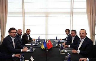 Bakan Çavuşoğlu, Kuleba ile üçlü toplantı öncesinde...