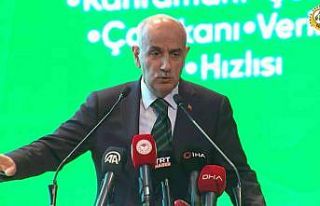 Bakan Kirişci: “Gıda konusunda bulunurluğu üreterek...