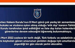 Başakşehir’den MHK ve TFF’ye istifa çağrısı!