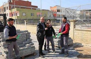 Başkan Akın çalışmaları yerinde inceledi