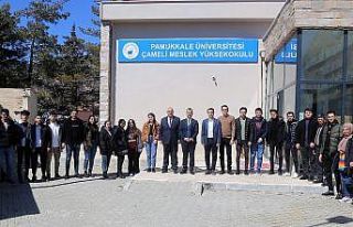 Başkan Arslan Çameli MYO öğrencileriyle buluştu