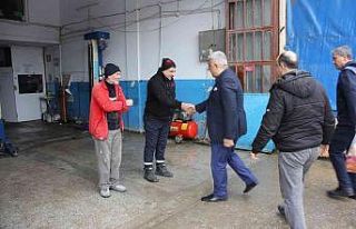 Başkan Çalışkan, sanayi esnafını ziyaret etti