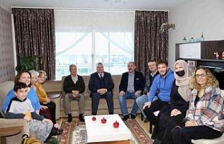 Başkan Çerçi ev ziyaretlerini sürdürüyor