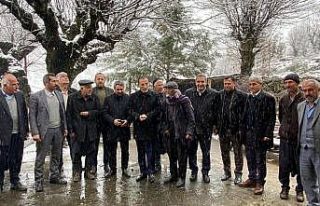 Başkan Dağtekin Ormaniçi köylüleriyle bir araya...