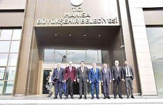 Başkan Ergün, MHP heyetini ağırladı