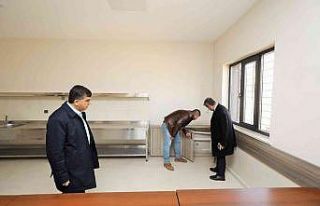 Başkan Fadıloğlu, tamamlanan sosyal tesisi inceledi