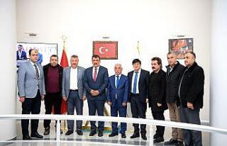 Başkan Gürkan, kahveciler odası yönetimini kabul...