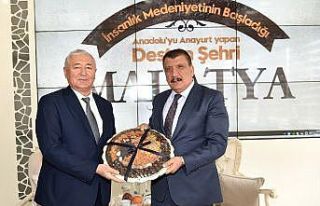 Başkan Gürkan, Kırgızistan heyetini kabul etti