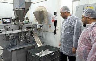 Başkan Keleş gıda ve kozmetik üretim tesisini...