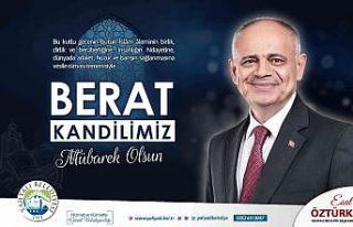 Başkan Öztürk: “Berat gecesi muhasebe yaparak,...