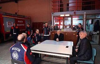 Başkan Vekili Tüfekçioğlu, İtfaiye ve Fen İşleri...