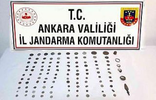 Başkent’te 4 bin 886 sikke ve 110 tarihi obje ele...