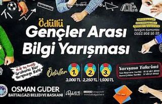 Battalgazi’de ödüllü bilgi yarışmasına başvurular...