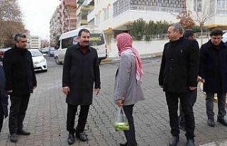 Baydilli sabah mesaisine mahalle gezileri ile başladı