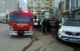 Belediye çöp aracında yangın paniği