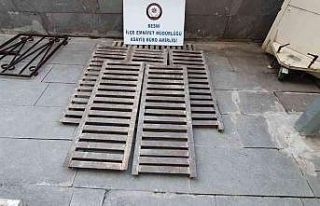 Besni’de mazgal hırsızı tutuklandı