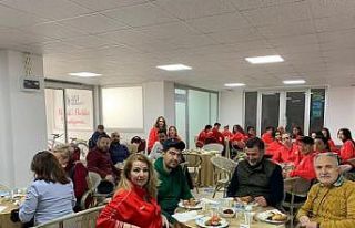 Bilecikspor kadın futbol takımı oyuncuları kahvaltıda...