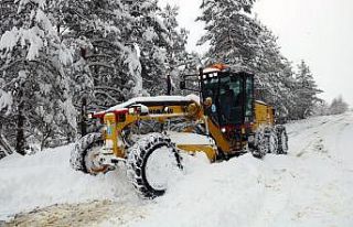 Bilecik’te 18 köy yolu kardan ulaşıma kapandı