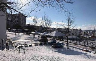 Bilecik’te beklenen kar yağışı başladı