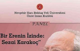 ’Bir Erenin İzinde: Sezai Karakoç’ adlı panel...