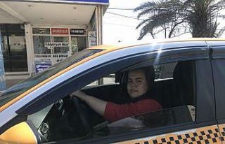 Bozyazı’nın ilk ve tek kadın taksi şoförü,...