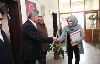 Bünyan protokolünden şehit annelerine ziyaret
