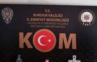 Burdur’da kaçak 550 paket sigara ele geçirildi