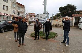 Burhaniye’de yollar yenileniyor
