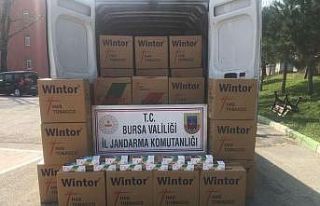 Bursa’da 1,5 milyon liralık kaçak sigara ele geçirildi
