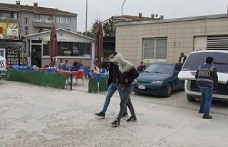 Bursa’da polisin yakaladığı magandalardan pişkin...