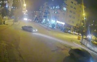 Cadde ortasında defalarca drift yaptı