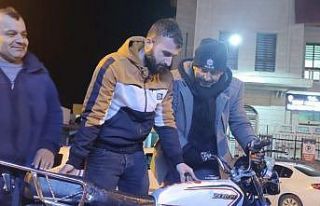 Çalınan motosiklet sahibine teslim edildi