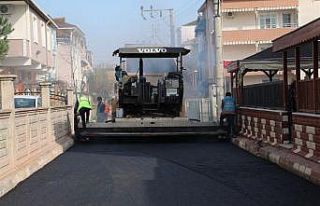 Çamlıtepe’ye sıcak asfalt yapıldı