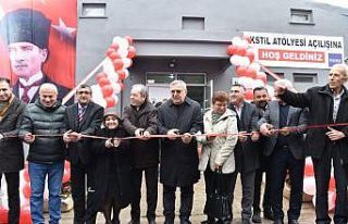 Çan Belediyesi tekstil atölyesi açıldı