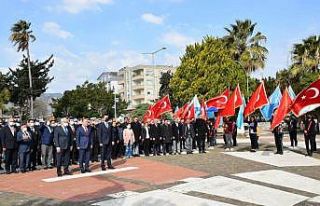 Çanakkale Zaferinin 107. yılı Bozyazı’da törenle...