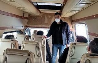 Çayırlı’da servis araçları denetlendi