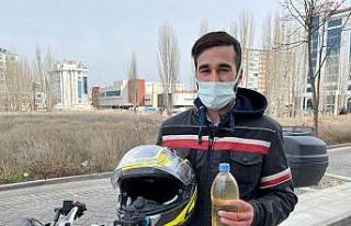 Çektiği videodan sonra adı ‘1 litre benzin’...