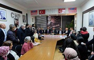 CHP Esnaf Masası 12 vekille Gümüşhane’de