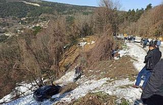 Cip uçuruma yuvarlandı: Şehit annesi ve babası...